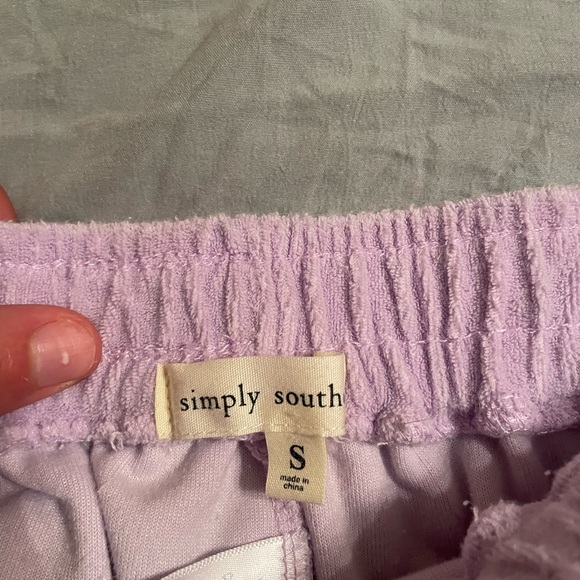 Simply Southern Terry shorts size S - Picture 2 of 3